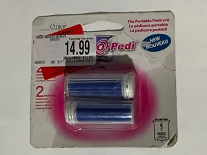 Emjoi MICRO PEDI Portable Pedicure 2 Unique Rollers. NEW Damaged Packaging - Picture 1 of 2