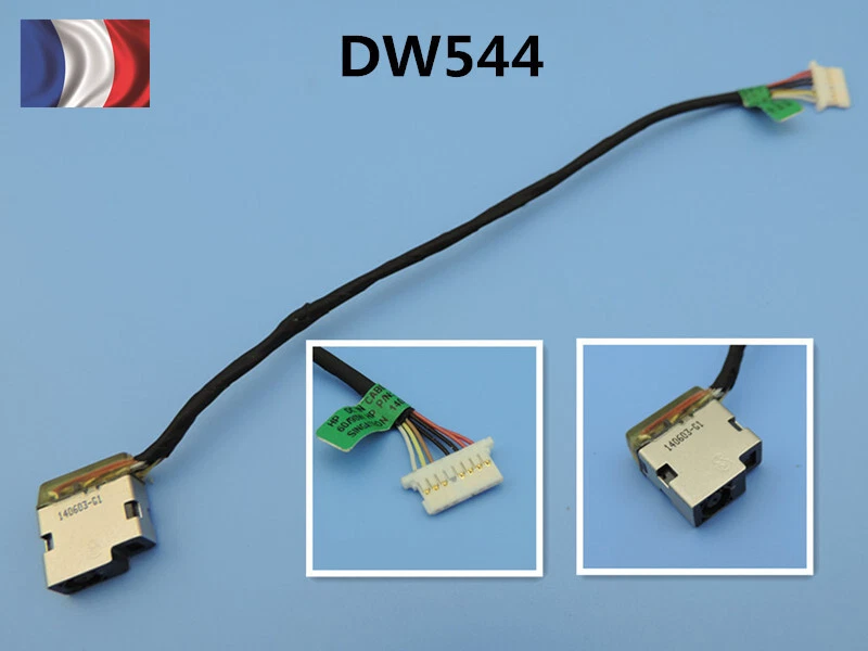 CYTHONWORKS DC Jack Power Socket Câble Hp 799749-T17 799749-Y17 799749-S17 799749-F17 Wire y
