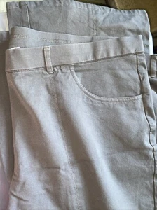 Isaac Mizrahi Live! Plus 24W Dress Pant Charcoal Graphite Gray Bootcut Pockets - Picture 1 of 10