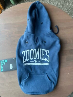 Sudadera con capucha Fuzzyard azul marino para perro - talla 3 nueva con etiquetas Foto 1 de 3