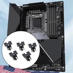5Pcs Desktop Computer Mainboard PCIE X16 Socket 164Pin with Fishtail Fixing Clip - Afbeelding 1 van 9