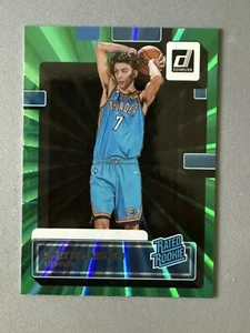 Holo láser verde #202 Panini Donruss 2022-23 clasificación novato Chet Holmgren RC - Imagen 1 de 2