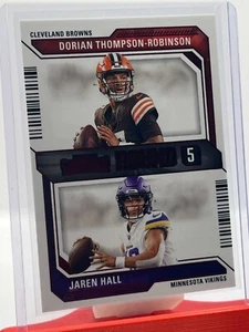 2023 Panini Contenders - Round Numbers Red #22 Jaren Hall, Dorian... - Picture 1 of 2