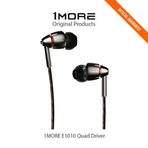 1More E1010 Quad Driver Cuffie In-Ear High Fidelity Garanzia 3 anni - Foto 1 di 11