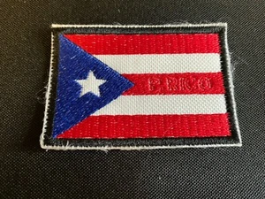 Parche de tela de bandera de Puerto Rico - Imagen 1 de 2