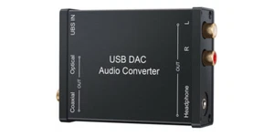 Premium USB DAC External Sound Card For PC Mac Android PS4 - Picture 1 of 5