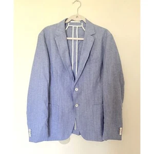 EUC Boss Hugo Boss Nolvay1 Slim Fit Baumwolle Wolle Unkonstruiert Sport Blazer 42R - Bild 1 von 12