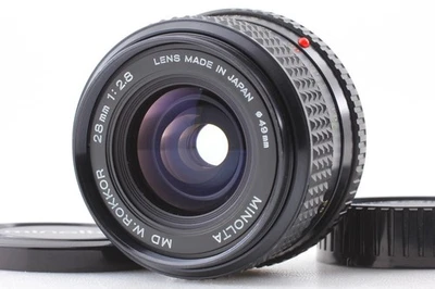 [Casi COMO NUEVO] Lente gran angular Minolta MD W.Rokkor 28 mm f/2,8 de JAPÓN - Imagen 1 de 4