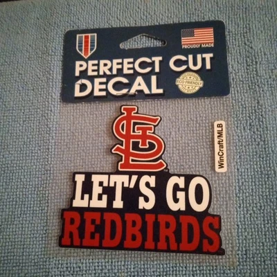 ST LOUIS CARDINALS - Let's Go Redbirds - Calcomanía 4x4 - Ventana auto coche Foto 1 de 4