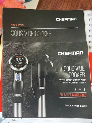 Chefman RJ39-WIFI Sous Vide Circulator Cooker 120V 1100W Digital Display WORKS - Image 1 of 4