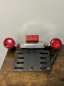 OEM Harley-Davidson Touring Chrome Rear Turn Signal Brake Tail Light Bar LED - Picture 1 of 12