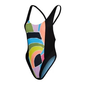 Speedo wandelbarer Badeanzug - Damen Einteiler / Zwei-Wege Bademode - Größe UK 8 - Bild 1 von 5