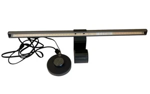 BenQ ScreenBar Plus Lumière de Moniteur, Barre Lumineuse LED avec Cadran de Bureau - Noir - Photo 1/3