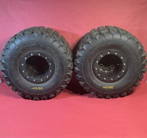 06-09 2008 LTR450 LT-R450 HiPer Carbon Fiber Complete Rear Wheels Rims - Picture 1 of 20