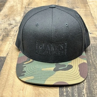 Boné ajustável Blakes Hard Cider Snapback aba camuflada preta - Imagem 1 de 4