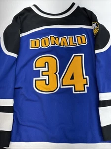 Vintage 90s Y2K Disney's Destroyers Donald Duck #34 Hockey Trikot Herren Gr. L - Bild 1 von 5