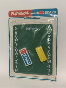 Vintage 1976 Playskool 8 X 10 CHALK BOARD SET #721 Milton Bradley NOS in Package - Picture 1 of 6