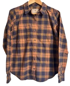 Royal Robbin’s Lieback Flanell Gr. Small Damen Bio-Baumwolle Neu mit Etikett kariert Knopf - Bild 1 von 7