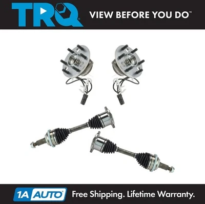 TRQ Front Wheel Hub & Axle Kit for Suburban K1500 K2500 Yukon Tahoe - Image 1 of 4