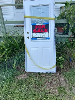 Estilo de vida 30x74 LH dobradiças esquerdas exterior móvel casa 3 painéis porta (somente retirada) - Imagem 1 de 4