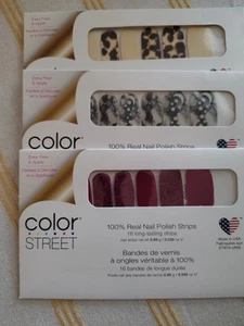 3 Color Street Nail Strips Rose Goes Dark Magic - Picture 1 of 2