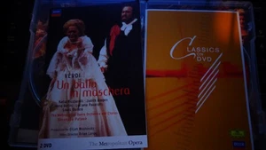 REPLACEMENT DVD & CASE Verdi: Un Ballo In Maschera Disc 2, Case and booklet only - Imagen 1 de 2