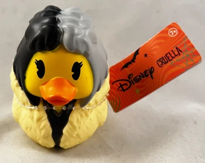 Disney - Cruella - 101 Dálmatas - Pato de Goma - Aprox 2.5" de Alto - Halloween Foto 1 de 4