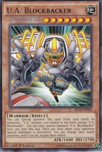 U.A. Blockbacker Rare Yu-Gi-Oh Card SECE-EN088 - Picture 1 of 2