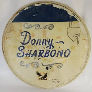 Ludwig 22 " Waden Skin Resonante Bassdrum Kopf Eigener Bemalt " Donny Sharbono - Bild 1 von 5