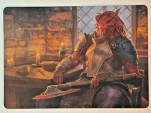 MTG Jaded Sell-Sword Art Card Adventures in the Forgotten Realms 47/81 - Picture 1 of 2