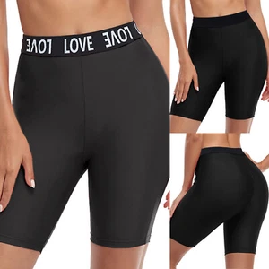 Women Plus Size Swim Pants High Waist Swim Shorts Bottom Board Shorts Swimsuit - Picture 1 of 21