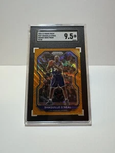 2020-21 Panini Prizm Shaquille O'Neal #207 Orange Wave Prizm/60 SGC 9,5 - Bild 1 von 2