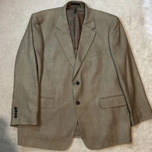 Savile Row 100% Silk Men's Sz 46 R Woven Textured Fabric Blazer Sport Jacket - Picture 1 of 13