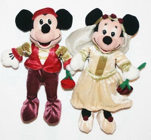 MICKEY MINNIE MOUSE PLÜSCHFIGUR DISNEY HOCHZEIT IRISCH GRIECHISCH ROMEO JULIETTE ROSE - Bild 1 von 1
