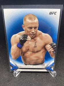 Topps UFC 2018 Knockout Georges St-Pierre #5 azul/99 - Imagen 1 de 2