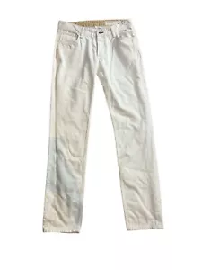 Jeans donna Rag & Bone nuovo con etichetta Piper vita bassa dritto bianco taglia 27 - Foto 1 di 9