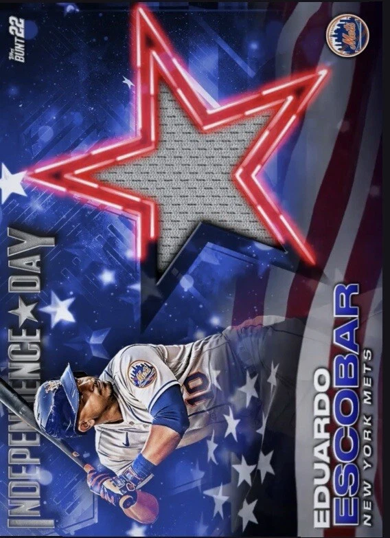 [DIGITAL CARD] Topps Bunt - Eduardo Escobar Independence Day 22 S1 Blue Relic - Image 1 of 1