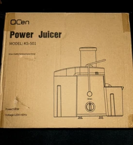 Qcen Power Juicer- Model Ks-500 Power: 500w Voltage 120v 60hz - Picture 1 of 4
