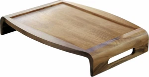Acacia Reversible Serving Tray, 20.75" X 15.38" X 3.5" - Picture 1 of 12