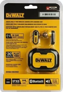 Auriculares inalámbricos DeWALT DXMA1902092 Pro-X1 Jobsite con estuche de carga NUEVO - Imagen 1 de 2