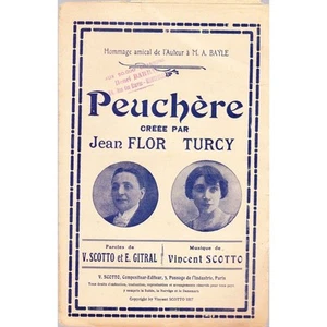 PEUCHERE créée par Jean FLOR et TURCY paroles SCOTTO et GITRAL musique SCOTTO 19 - Imagen 1 de 1