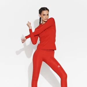 SKINS Compression Series-2 Women's Long Sleeved Top Red Small New with Tags - Picture 1 of 13