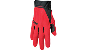 New Thor Draft Motocross/MX/Off Road Gloves - Red/Black - All Sizes 2022