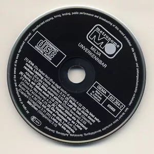 Milva CD Unverkennbar 1st press BLACK FACE West Germany non target 813 364-2 - Bild 1 von 1