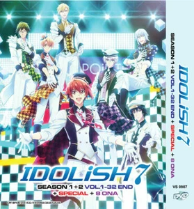 DVD~ANIME IDOLISH 7 SEASON 1-2 VOL.1-32 END + SP + 8 ONA REGION ALL + FREE SHIP - Bild 1 von 3