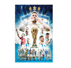 Messi Argentina World Cup Champions Qatar 2022  Poster 11x17 NEW
