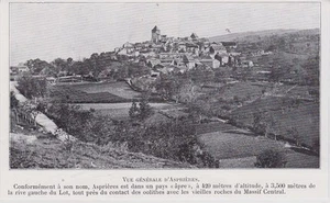 1910 -- VUE GENEALED ASPRIERES AVEYRON 3J786 - Bild 1 von 1