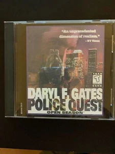 Police Quest IV: Open Season 1996 PC Cdrom /w Manual WIN DOS - Rare Game! - Picture 1 of 7