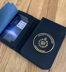 Commemorative Leather ID Wallet & Insignia - MI5 Security Service - Picture 1 of 6