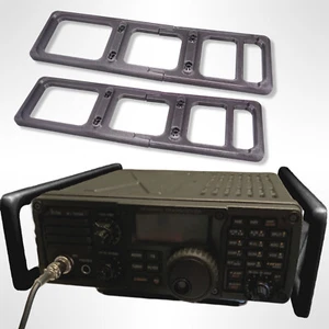 Maßgeschneiderte Seitenschiene Schutzgriffe für ICOM IC-7200 All Mode Radio Transceiver - Bild 1 von 10